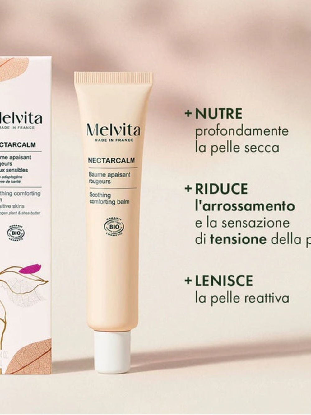 Melvita Nectarcalm Soothing Comforting Balm - Beige